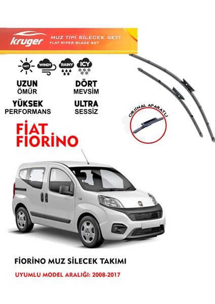 Fiat Fiorino Muz Silecek Süpürgesi Takımı 2007 Sonrası