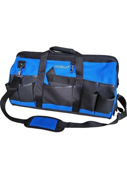 TC214 Mavi Siyah Kumaş Takım Çantası 56X24X30 cm
