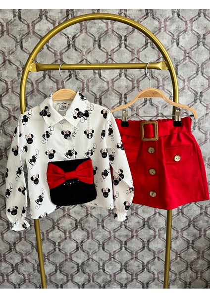 Minnie Gömlekli 3’lü Takım