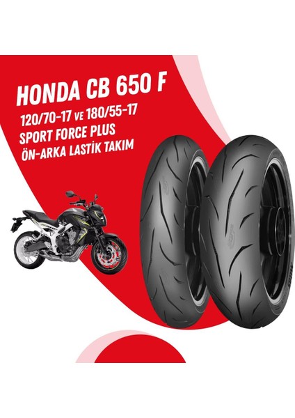 Honda Cb 650 F Mitas Sport Force + Lastik Takımı