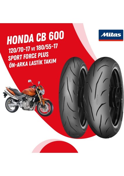 Honda Cb 600 Mitas Sport Force + Lastik Takımı