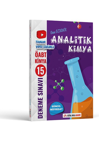 KPSS ÖABT 2024 Analitik Kimya Video Çözümlü 15 Branş Deneme