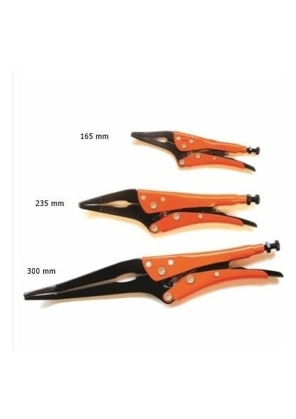 127B-12 Uzun Çeneli 35 °ayarlı Pense 300 mm