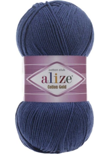 Cotton Gold El Örgü Ipliği 5'li Paket Koyu Mavi 279