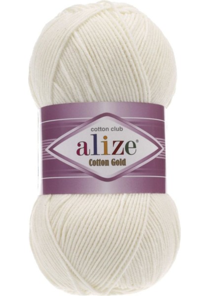 Cotton Gold El Örgü Ipi - 62-Açık Krem