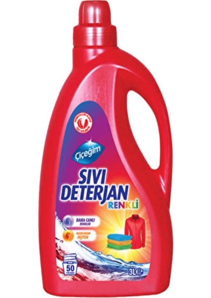 Sıvı Deterjan Renkliler 3 L