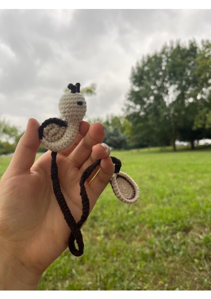 Sumicorn Design Sevimli Amigurumi Örgü Salyangoz Kitap Ayracı