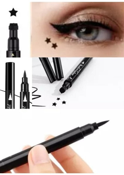 Ab Çift Uçlu Yıldız Desenli Eyeliner