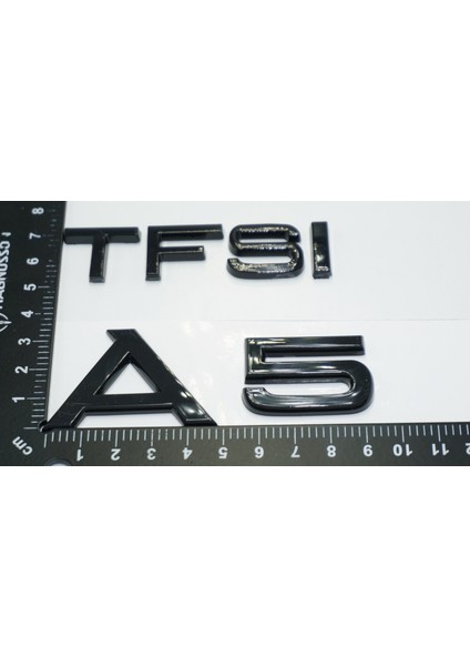 Audi A5 Tfsi Parlak Siyah Abs 3m 3D Bagaj Yazı Logo modelleri