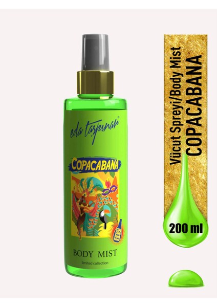 Copacabana Body Mist Vücut Spreyi 200 ml