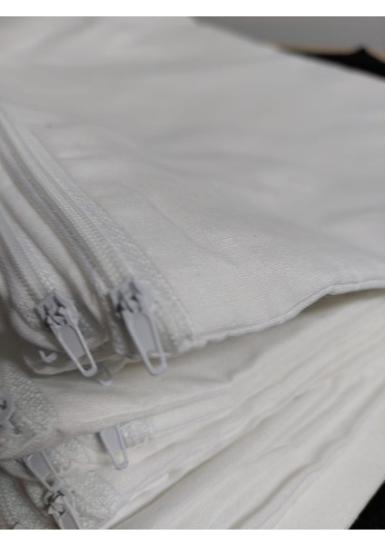 10 Adet Pamuklu Beyaz Fermuarlı 50X70 cm Iç Yastık Kılıfı 10 Adet Yastık Iç Astar fırsatları