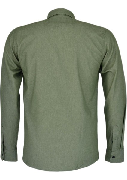 Erkek Spor Likralı Çift Cepli Gömlek 039 BGL-ST03520
