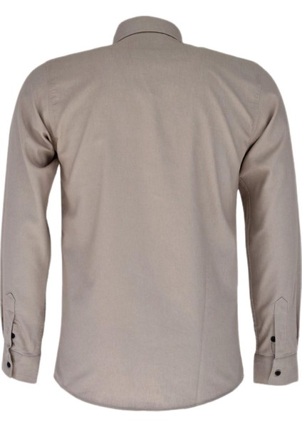 Erkek Spor Likralı Çift Cepli Gömlek 039 BGL-ST03520
