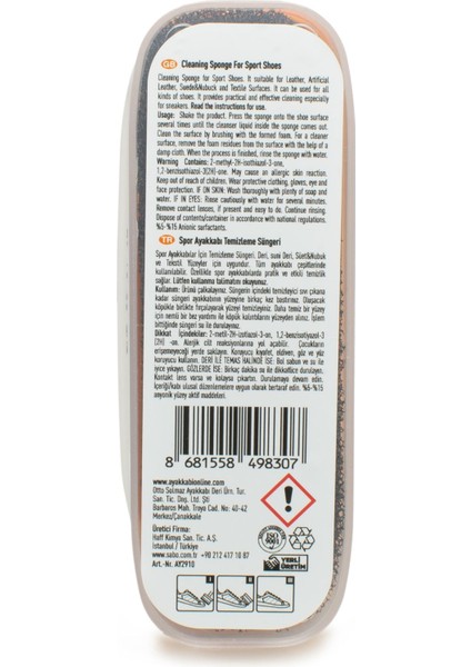 2910 X5 Clean&go 75ML Likitli Spor Ayakkabı Temizleme Süngeri modelleri