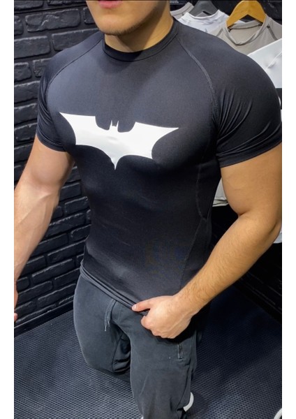 Erkek Compression Tişört Batman Baskı modelleri