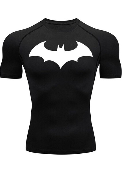 Erkek Compression Tişört Batman Baskı indirimleri