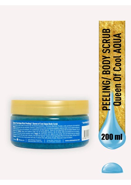 Vücut Peeling - Queen Of Cool Aqua Body Scrub 300 gr