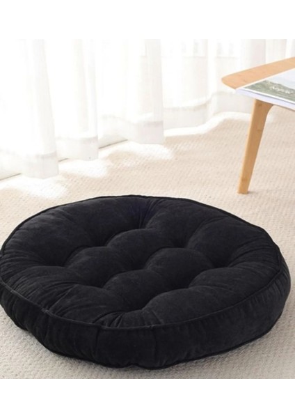 Yer Minderi Bahçe&balkon Minderi Yuvarlak Puf Babyface Kumaş 60CM