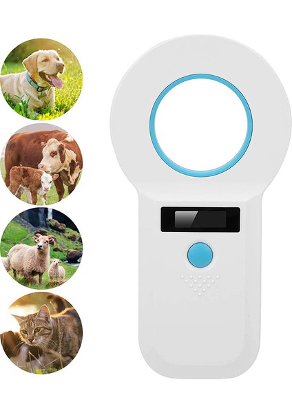 W90B Evcil Hayvan Mikroçip Okuyucu Bluetooth İle Bilgisayara Aktarma Özellikli Hafızalı Şarjlı RFID