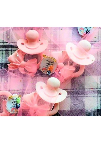 Üç Boyutlu Kurdeleli Emzik 7cm K-075 modelleri