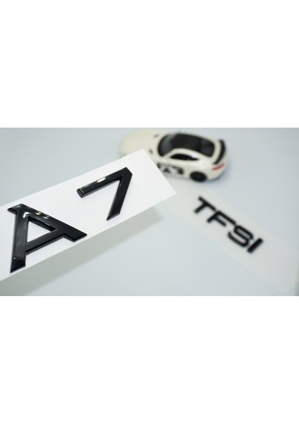 Audi A7 Tfsi Parlak Siyah Abs 3m 3D Bagaj Yazı Logo