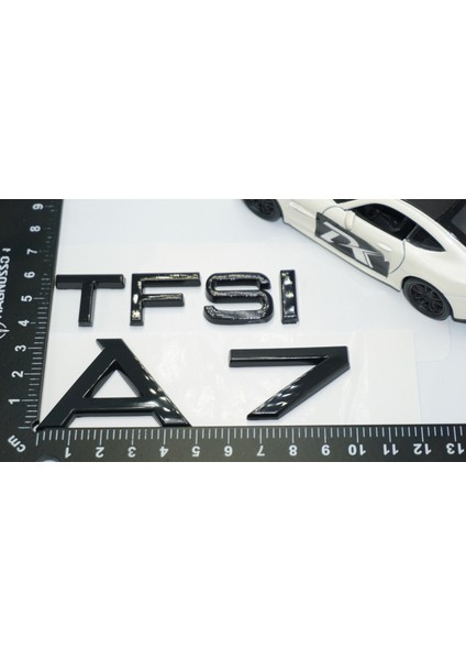 Audi A7 Tfsi Parlak Siyah Abs 3m 3D Bagaj Yazı Logo