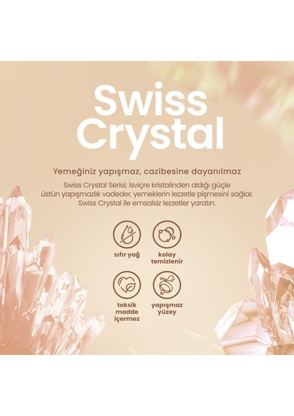 Swiss Crystal Karnıyarık Tenceresi 26 cm