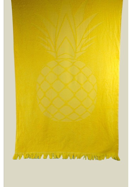 Ananas Desenli Plaj Havlusu 410302