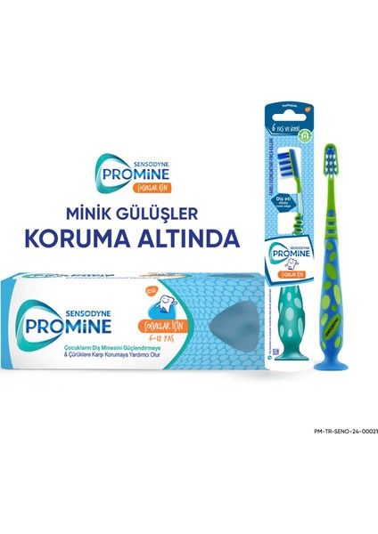 Sensodyne Promine Kids Çocuklar İçin 6 - 12 Yaş Diş Macunu 50ml​