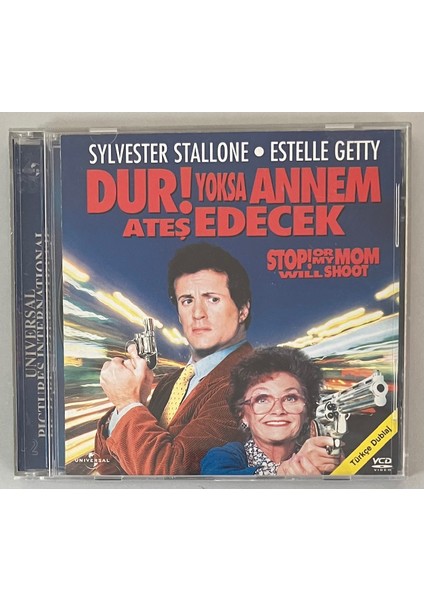 Dur Yoksa Annem Ateş Edecek VCD Sylvester Stallone Estelle Getty (Orjinal Dönem Baskı 2.el Çift Cd)