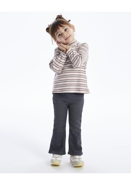 Baby Ispanyol Paça Kız Bebek Jean Pantolon