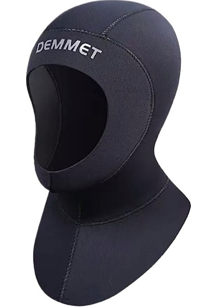 Demmet 3mm Scuba Diving Cap Neoprene Protective Head Swimming Cap Warm Cold Surfing, Snorkeling, Kayaking, Water Sports (Yurt Dışından)