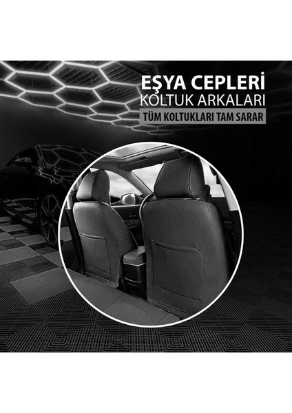 Unıversal Nms Soft Fümeoto Koltuk Kılıfı Renault R25 Uyumlu Oto Koltuk Kılıfı 57