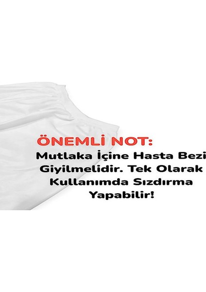 Yıkanabilir Sıvı Su Geçirmez Ribanalı Hasta Emici Mesane Külodu Bezi Yeni Nesil