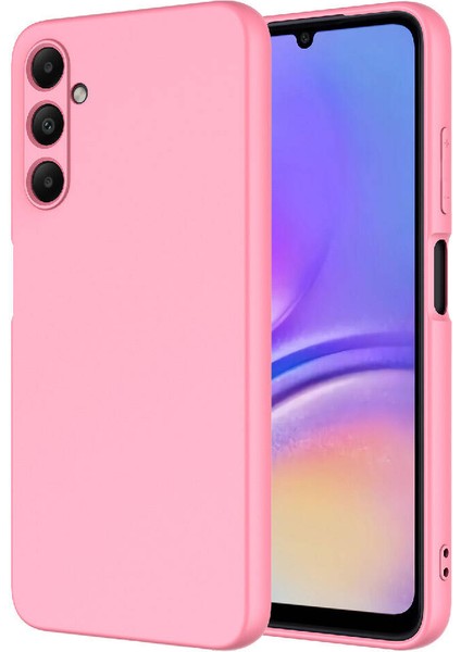 Case World Caseworld Samsung Galaxy A05S Kapak Içi Kadife Kamera Korumalı Lansman Silikon Kılıf - Pembe