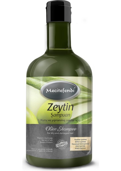 Zeytinyağlı Şampuan 400 ml 3'lü