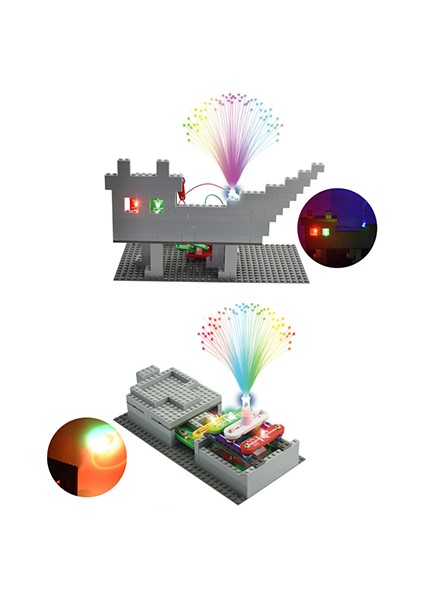 Electronic Bricks Kit Eğlenceli ve Öğretici Elektronik Deney Seti 200+ Deney 5+ Yaş