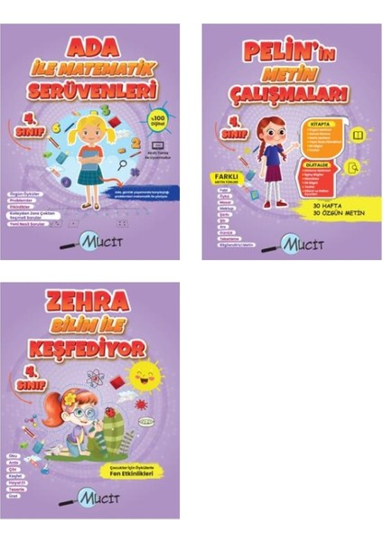4. Sınıf Mucit Pelin Zehra ve Ada Serisi