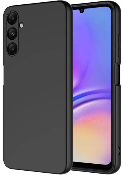 Caseworld Samsung Galaxy A05S Kapak Içi Kadife Kamera Korumalı Lansman Silikon Kılıf - Siyah