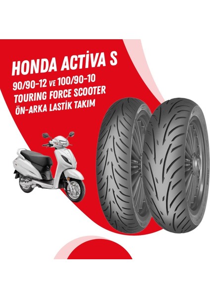 Honda Activa S Mitas Tourıng Force Sc Lastik Takımı