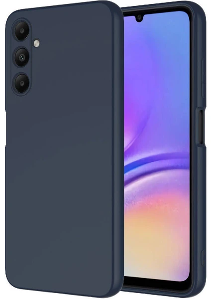 Case World Caseworld Samsung Galaxy A25 Kapak Içi Kadife Kamera Korumalı Lansman Silikon Kılıf - Lacivert