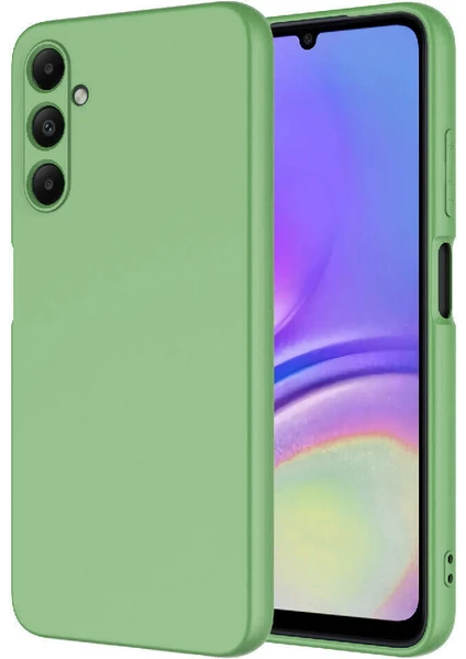 Case World Caseworld Samsung Galaxy A25 Kapak Içi Kadife Kamera Korumalı Lansman Silikon Kılıf - Açık Yeşil