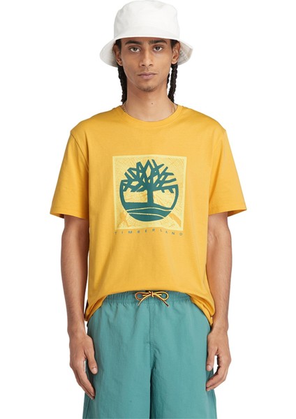 TB0A5UDB Sleeve Front Graphic Tee Erkek T-Shirt