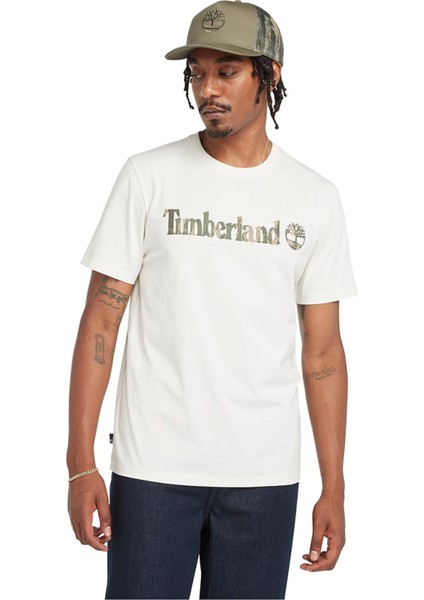 TB0A5UNF Camo Linear Logo Tee Erkek T-Shirt