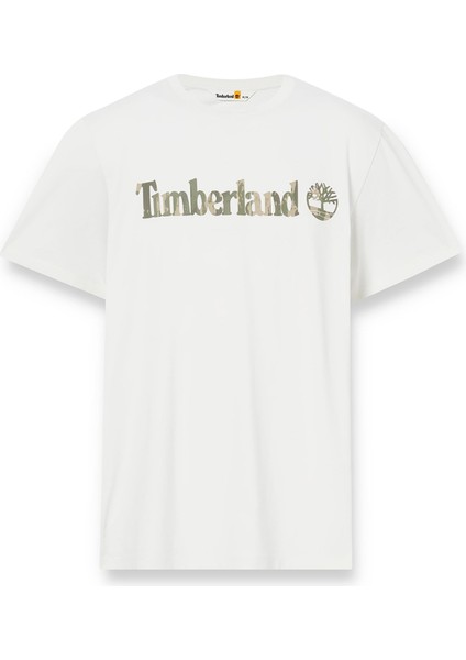 TB0A5UNF Camo Linear Logo Tee Erkek T-Shirt