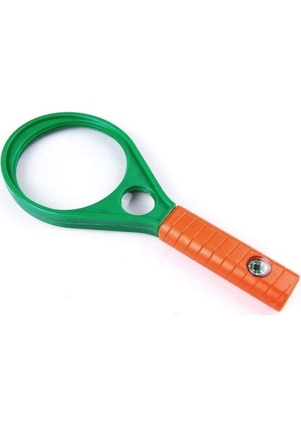 Nikula- Optik Cam El Büyüteç 65MM 6x 4x Pusulalı Çocuklar ve Yetişkinler MG89075 ( Lisinya )