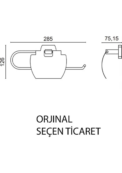 MLN10-010 Paslanmaz Pirinç Geniș Kapaklı Kağıt Havluluk fiyatları