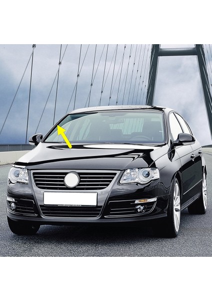 Vw Passat B6 2006-2011 Ön Cam Sağ Direk Su Tutma Çıtası 3C0854328A