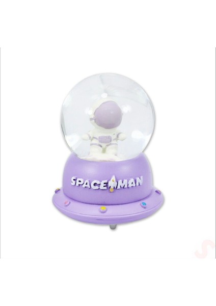7 cm Işıklı Kar Küresi Astronot