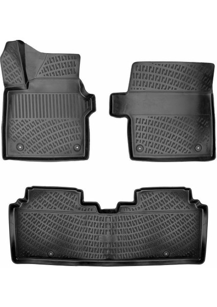 Cadillac Escalade Esv Bench Seating 8 Koltuklu 2021 Sonrası Siyah 3D Havuzlu Paspas